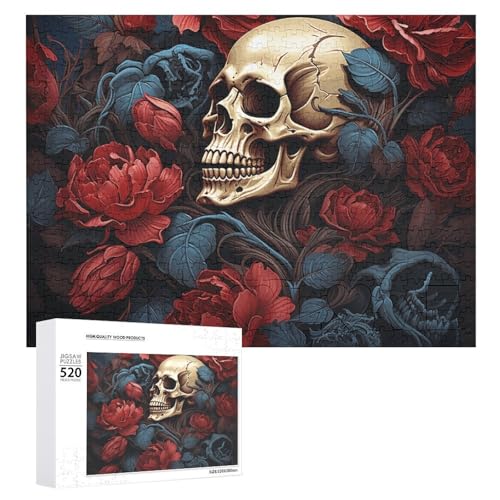 520 Teile Puzzles für Erwachsene Coole Schädel Bild Poster Puzzles Große Puzzles Spiel Dekompression Freizeit Unterhaltung Holzpuzzle Entspannung Sensorisches Spielzeug Raumdekor für Frauen Männer 520 Teile Puzzles für Erwachsene Coole Schädel Bild Poster Puzzles Große Puzzles Spiel Dekompression Freizeit Unterhaltung Holzpuzzle Entspannung Sensorisches Spielzeug Raumdekor für Frauen Männer von DWVTFSM