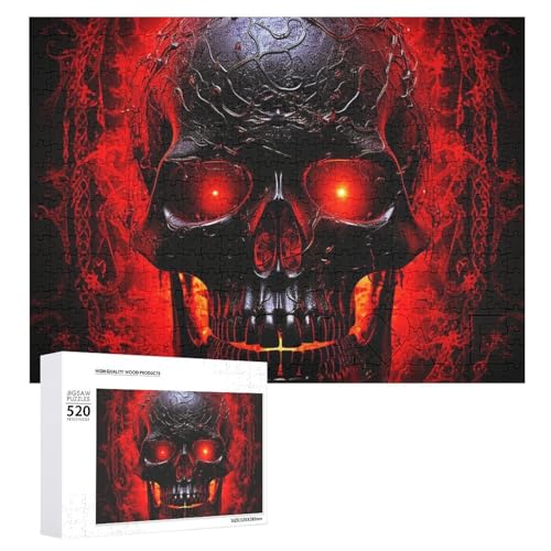 520 Teile Puzzles für Erwachsene Coole Schwarz und Rot Schädel Puzzles Große Puzzles Spiel Dekompression Freizeit Unterhaltung Holzpuzzle Entspannung Sensorisches Spielzeug Raumdekor für Frauen Männer 520 Teile Puzzles für Erwachsene Coole Schwarz und Rot Schädel Puzzles Große Puzzles Spiel Dekompression Freizeit Unterhaltung Holzpuzzle Entspannung Sensorisches Spielzeug Raumdekor für Frauen Männer von DWVTFSM