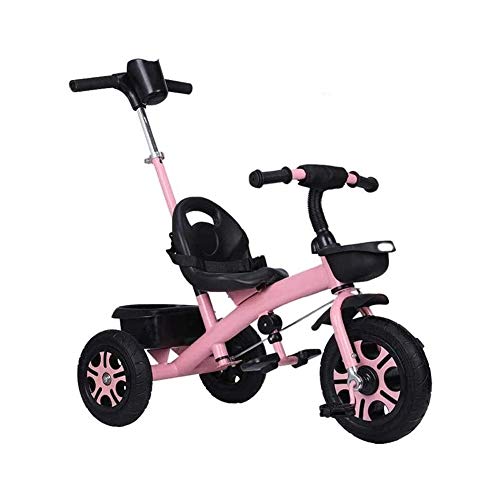 Trike faltbares Trike Kinder Dreirad für Kinder Trikes mit Pedal Dreirad für Kinder mit abnehmbaren verlängerten Eltern Schiebegriff für Jungen von 1-6 Jahren Spielzeug im Freien für Jungen von DYCIN