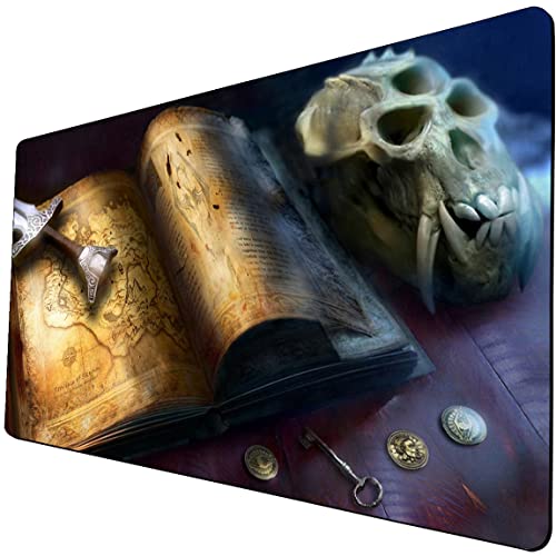 MTG Spielmatte Sammelkarten-Spielmatten 60x35 cm -Sternenhimmel - Kompatibel mit Magic: The Gathering Spielmatten - Originelle Designs für TCG-Spielmatten Nebelfelder 374 von DYETEE