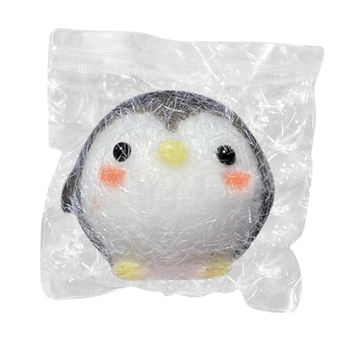 DYKeWei Kleiner Pinguin, weich, Mini-Plüschtier, Kleiner Pinguin, Dekompressionsspielzeug Ca. 6 cm Durchmesser (B-Black, One Size) von DYKeWei