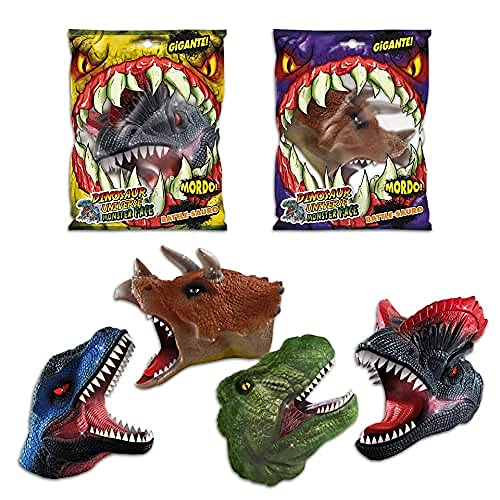 DYNIT KIDS DIM01891P Giurassic World Dinosaur Universe Monster Face-Battle Sauri (Sortiment), Mehrfarbig, S von DYNIT KIDS