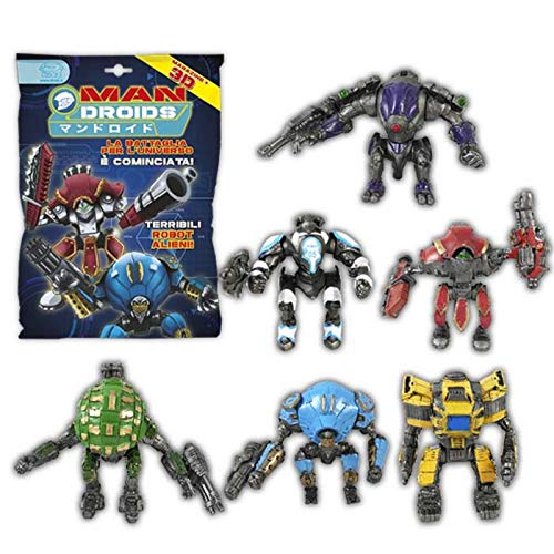 DYNIT KIDS - Man-Droids-Beutel 1 Alienobot (Sortiment) D-Kidz, Mehrfarbig, DIM01821P von DYNIT KIDS