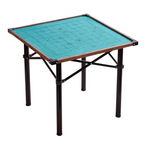 DYUNCZ Klappbarer Mahjong-Tisch, Klappbarer Spieltisch, Domino-Tisch, Domino-Kartenspieltisch for 4 Spieler, Klappbarer Quadratischer Tisch, for Das Schlafzimmer im Home Office(100cm) von DYUNCZ