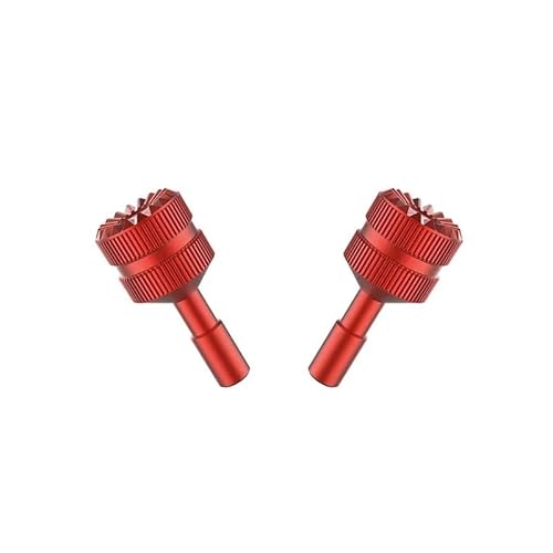 DYVWMRKX 2 Stück Joystick-Fernbedienung mit Bildschirm-Daumenstift-Metallhalter for D-JI Air 3 / Mini 4pro Drohnenzubehör (Size : Red) von DYVWMRKX