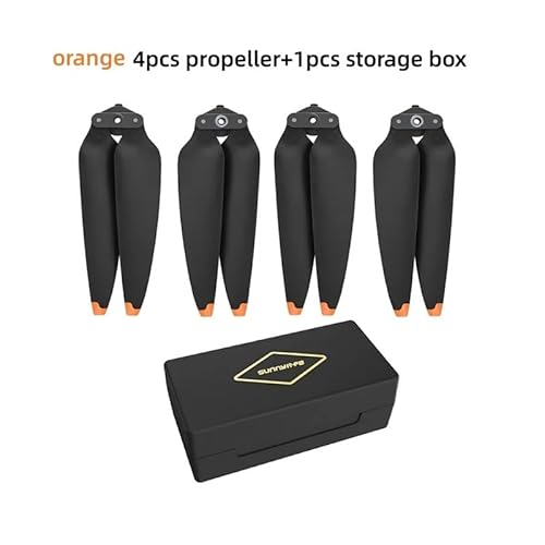 DYVWMRKX 5in1 Propeller Box Schutzhülle + 4 stücke Propeller 5747F Klinge Geräuscharm Schnell-Release Klinge for D-JI Air 3 Drone Zubehör (Size : Blades Storage Box) von DYVWMRKX