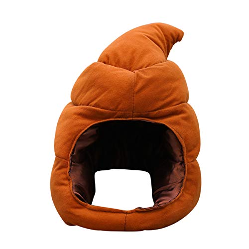 DaMohony Shit Shape Hat Foto Kostüm Requisiten Plüsch Spielzeug Fake Poop Shit Hut Lustiges Geschenk von DaMohony