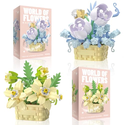 DabbOo 2 Stück Klemmbausteine Blumen Orchidee Bausteine Pflanzen Blumen Klemmbausteine DIY Mini Bausteine Set Geeignet zum Trainieren von Denk und Handlungsfähigkeiten DabbOo 2 Stück Klemmbausteine Blumen Orchidee Bausteine Pflanzen Blumen Klemmbausteine DIY Mini Bausteine Set Geeignet zum Trainieren von Denk und Handlungsfähigkeiten von DabbOo