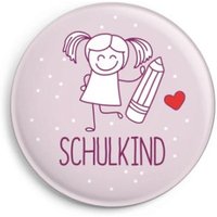 Button Schulkind (Mädchen) von dabelino