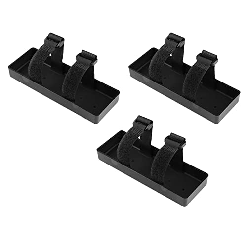 Daconovo 3X RC Batterie Fach GehäUse Batterie Kasten Halterung für Axial SCX10 TRX4 D90 1/8 1/10,Schwarz von Daconovo