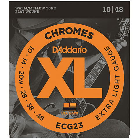 D&#39;Addario ECG23 Chromes .010-048 Saiten E-Gitarre von Daddario