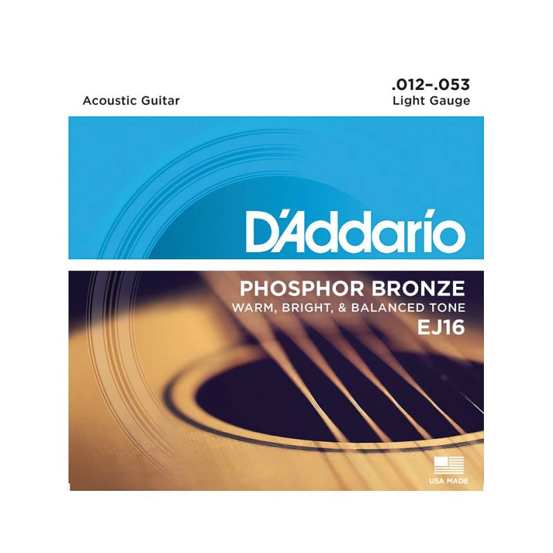 D&#39;Addario EJ16 .012-053 Saiten Westerngitarre von Daddario