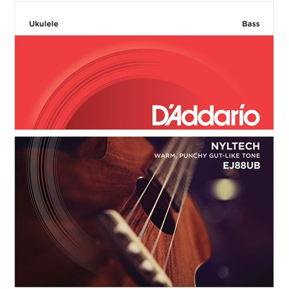 D&#39;Addario EJ88UB Bass Nyltech Bass Ukulele Saiten Zupfinstrument von Daddario