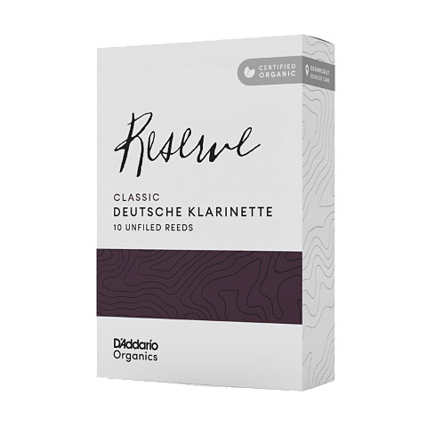 D&#39;Addario Organic Reserve Classic German Clarinet 3.0 Blätter von Daddario