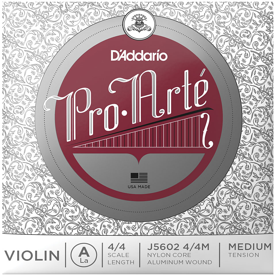 D&#39;Addario Pro-Arté A-String J5602 4/4M Saiten Streichinstr. von Daddario