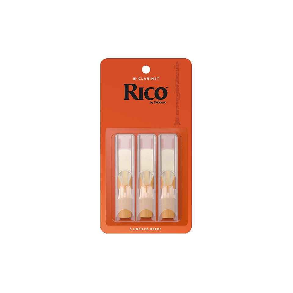 D'Addario Rico Bb-Clarinet 2,5 3-Pack Blätter D'Addario Rico Bb-Clarinet 2,5 3-Pack Blätter von Daddario