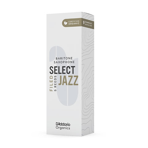D'Addario Organic Select Jazz Filed Baritone Sax 4H Blätter D'Addario Organic Select Jazz Filed Baritone Sax 4H Blätter von Daddario