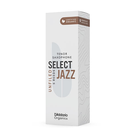 D&#39;Addario Organic Select Jazz Unfiled Tenor Sax 2H Blätter von Daddario