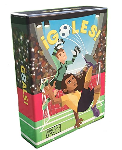 Dadral Games - Fußball Kartenspiel Tore! | Fußballspiel | Fußballgeschenke für Jungen/Mädchen | ab 6 Jahren | Fußball-Brettspiel | Fußballzubehör | Mehrsprachig von Dadral Games