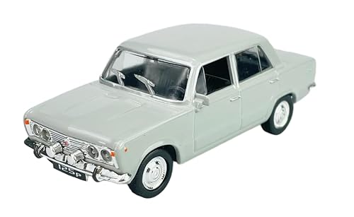 Daffi FIAT 125 125p 1:43 Polish Classic Car 10cm Grau Neu im Kasten Die Cast Metall Model von Daffi