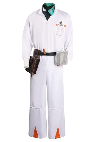 Daiendi Doc Brown Cosplay Kostüm Outfit Anzug Jumpsuit Overrall Halloween Karnival L von Daiendi