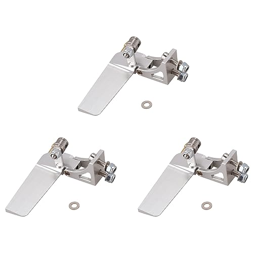 Daijianbin 3PC RC Boat Aluminiumlegierung Wasserabsorbierendes Ruder 52mm Lenkruder für Ferngesteuerte RC-Boote CNC-Teile von Daijianbin