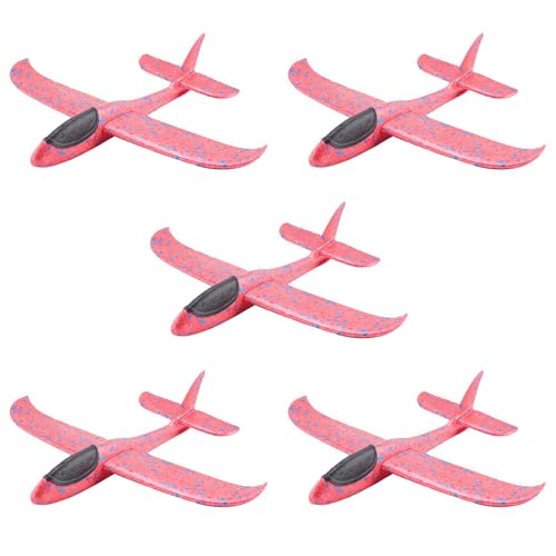 Daijianbin 5 Stueck EPP-Schaum-Handwurf-Flugzeug Im Freien Starten Segelflugzeug-Flugzeug-Kind-Geschenk-Spielzeug 34.5 x 32 x 7.8cm von Daijianbin