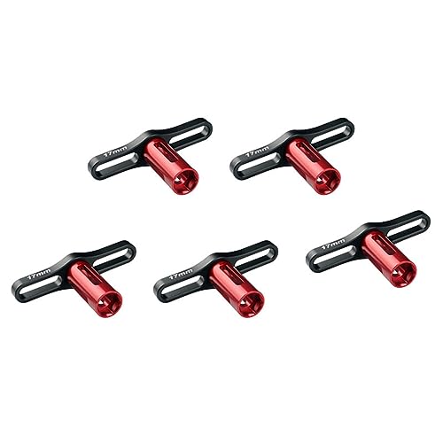 Daijianbin 5X Metall 17MM Rad Muttern Hülse Sechskant Schlüssel Werkzeug für 1: 8 Offroad RC Auto Lastwagen Summit E- von Daijianbin