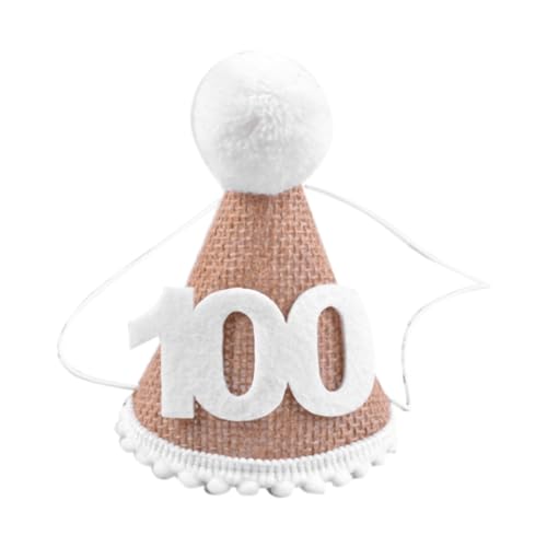 Daijianbin Mütze Baby-Geburtstagsparty-Hut Halbe Jahre Kinder-Babyparty-Hut Geburtstags-Stirnband-Dekoration Einfach zu Verwenden C von Daijianbin