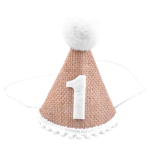 Daijianbin Mütze Baby-Geburtstagsparty-Mütze 1. Jahr Kinder-Babyparty-Mütze Geburtstags-Stirnband-Dekoration Einfach zu Verwenden B von Daijianbin