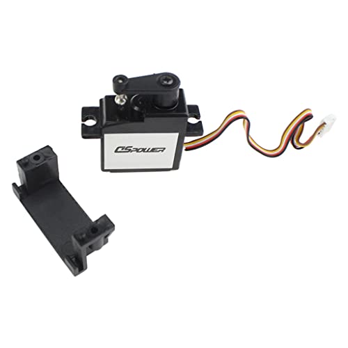 dailymall 6KG Lenkservo Metallgetriebe Hochdrehmoment Servo für Wltoys 144001 1/14 RC Auto von dailymall