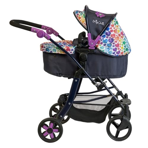 Daisy Chain Connect-5-in-1-Puppenwagen – Empfohlen für Kinder zwischen 4 und 8 Jahren. (Rainbow Hearts) von Daisy Chain