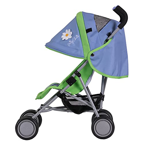 Daisy Chain Little Zipp-Puppenbuggy – Stoff in Bluebell. Empfohlen für Kinder zwischen 18 Monate und 3 Jahren. (Bluebell) von Daisy Chain