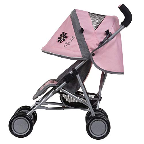 Daisy Chain Little Zipp-Puppenbuggy – Stoff in Classic Pink. Empfohlen für Kinder zwischen 18 Monate und 3 Jahren. (Classic PInk) von Daisy Chain