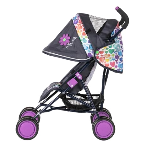 Daisy Chain Little Zipp-Puppenbuggy. Empfohlen für Kinder zwischen 18 Monate und 3 Jahren. (Rainbow Hearts) von Daisy Chain