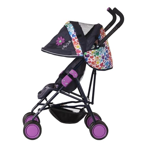 Daisy Chain Zipp Max-Puppenbuggy – Empfohlen für Kinder zwischen 4 und 9 Jahren. (Rainbow Hearts) von Daisy Chain