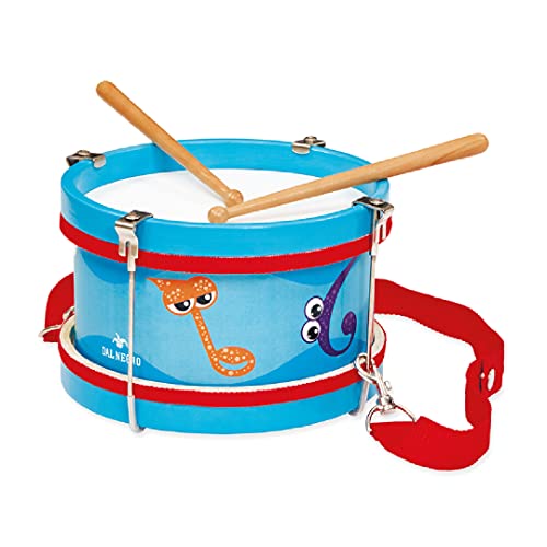 Dal 53990 Drum Musiktrommel aus Holz für Kinder von Dal Negro