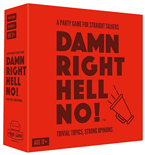 Hygge Games Damn Right Hell no! 21064 "A Party Straight Talkers-Kartenspiel von Hygge Games