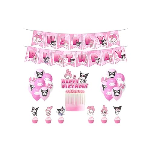 My Melody Kindergeburtstag Deko Kuromi Geburtstag Deko My Melody Geburtstagsdeko Kuromi Luftballons Geburtstag My Melody Geburtstag Luftballons Kuromi Kuchen Deko My Melody Geburtstag Girlande von Damoff