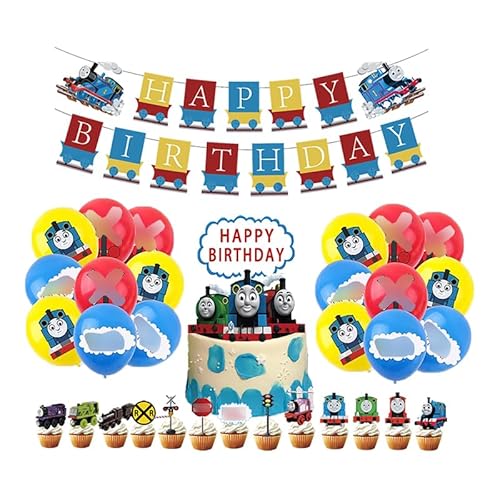 Thomas Kindergeburtstag Deko Thomas Geburtstag Deko Thomas And Friends Luftballons Deko Thomas Train Luftballons Geburtstag Thomas Und Seine Freunde Kuchen Deko Thomas Lokomotive Geburtstag Banner von Damoff