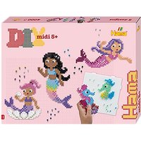 Hama 3161 - Bügelperlen, Geschenkpackung, Meerjungfrauen, 2500 Midi-Perlen und Zubehör Hama 3161 - Bügelperlen, Geschenkpackung, Meerjungfrauen, 2500 Midi-Perlen und Zubehör von Dan Import
