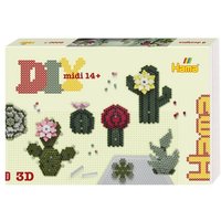 Hama 3622 - DIY Bügelperlen Midi 14+, Kakteen/Sukkulenten, Geschenkpackung, Motivvorlage Kakteen/Sukkulenten mit 3D Effekt, mit ca. 6.000 Bügelperlen und Zubehör Hama 3622 - DIY Bügelperlen Midi 14+, Kakteen/Sukkulenten, Geschenkpackung, Motivvorlage Kakteen/Sukkulenten mit 3D Effekt, mit ca. 6.000 Bügelperlen und Zubehör von Dan Import