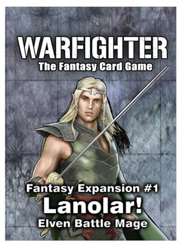 Dan Verssen Games Warfighter: Fantasy Expansion #1 - Lanolar: Elven Battle MageCard Deck Spiel Zubehör von Dan Verssen Games