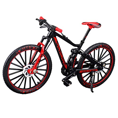 Miniatur Finger Fahrrad Spielzeug, Legierung Finger Fahrrad Modell, Mini MTB Bike Kreatives Jungen Geschenk,Fahrrad Modell Spielzeug Perfekt Für Kinder Erwachsene Fingerspitzen-Bewegungsspielzeug von Danfer