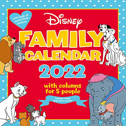 Official Disney Classics 2022 Calendar - Month To View Family Wall Planner 5 Column Organiser (The Official Disney Classic Mum's Family Organiser Square Calendar 2022) von Danilo Promotions LTD