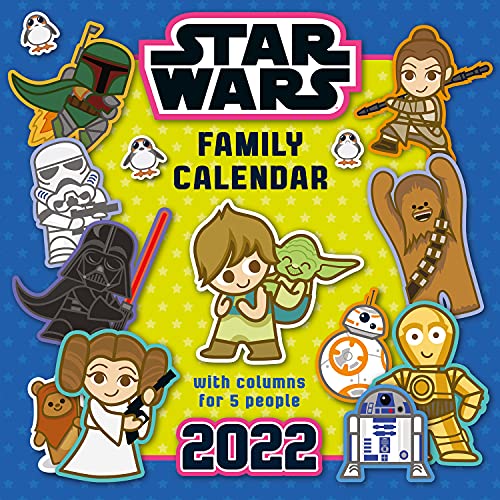 Official Star Wars 2022 Calendar - Month To View Family Wall Planner 5 Column Organiser von Danilo Promotions LTD