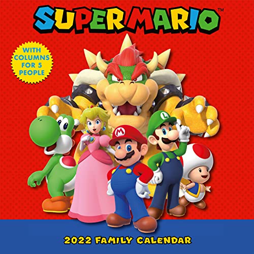 Danilo Calendar - SUPER MARIO 2022 FAMILY ORGANISER (The Official Super Mario Family Organiser Square Calendar 2022) von Danilo Promotions LTD