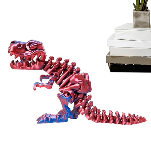 Dankek Skelett-Dinosaurier-Spielzeug, Dinosaurier-Figuren-Spielzeug | 3D-Druck Skelett-Dinosaurier-Ornament für den Desktop - Freistehende Tisch-Sammelfiguren für Schreibtisch, Teetisch, Nachttisch, von Dankek