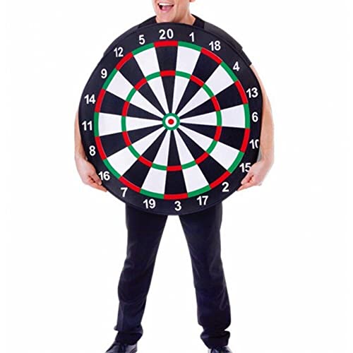 Erwachsene Männer Großer Runde Dart Board Kostüm Cosplay Lustiges Spiel Halloween Party Kostümschwamm Anzug von Danlai