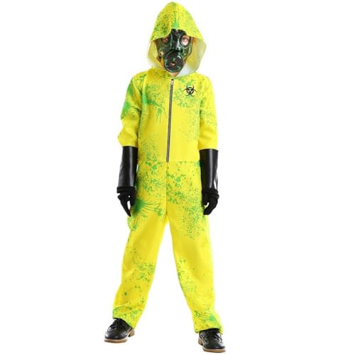 Kinder Zombie Hazmat Kostüm Kind Toxic Hazmat Cosplay Kostüm Biohazard Zombie Overall Halloween Kostüm Kinder Zombie Hazmat Kostüm Kind Toxic Hazmat Cosplay Kostüm Biohazard Zombie Overall Halloween Kostüm von Danlai